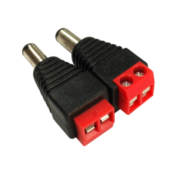 Штекер питания DC jack с клеммной колодкой под винт PVC-DC-MV оригинал