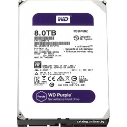 Жесткий диск WD Purple 8TB [WD80PURZ] оригинал