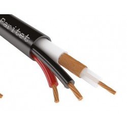 Кабель комбинированный для систем видеонаблюдения КВК-П-2 2х0,75 (черный) оригинал