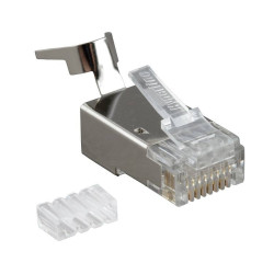 Разъем Hyperline PLUG-8P8C-UV-C6-TW-SH-10 оригинал