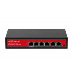 6-портовый коммутатор с функцией PoE PND-04P-2M-BT1 (65W)  оригинал